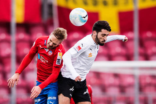 Helsingborgs Johan Mårtensson och Örebros Nahir Besara