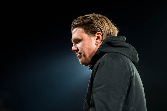 Ängelholms tränare Christian Järdler deppar