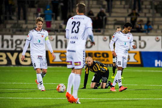Kalmars Rasmus Elm, Viktor Elm och Mahmoud Eid samt