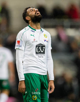 Hammarbys Imad Khalili ser deppig ut