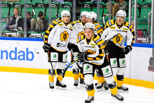 Skellefteås spelare jublar