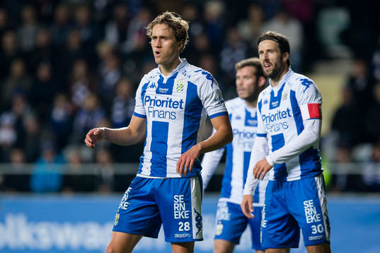 IFK Göteborgs Thomas Rogne och Mattias Bjärsmyr