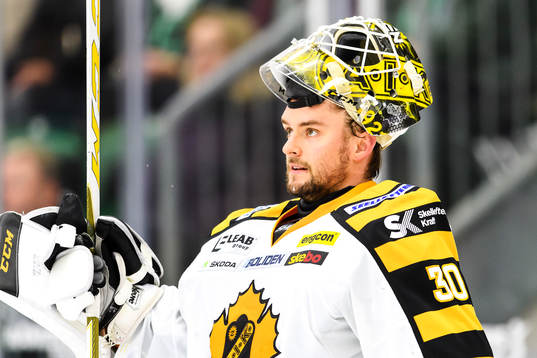 Skellefteås målvakt Gustaf Lindvall