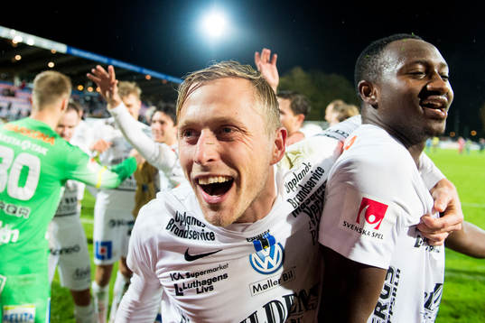 Sirius Christer Gustafsson jublar