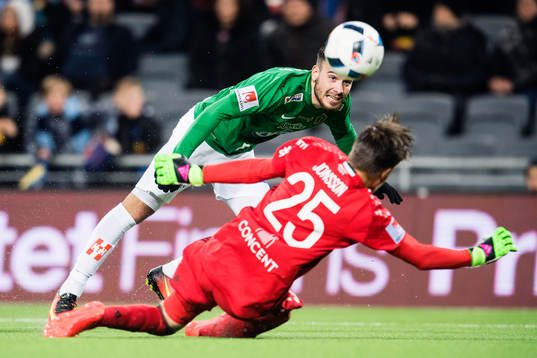 Jönköpings Dzenis Kozica nickar in 0-2 bakom Djurgårdens