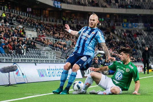 Djurgårdens Magnus Eriksson och Jönköpings Jonathan