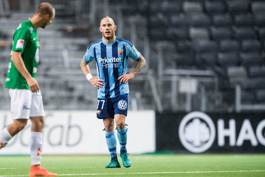 Djurgårdens Magnus Eriksson deppar