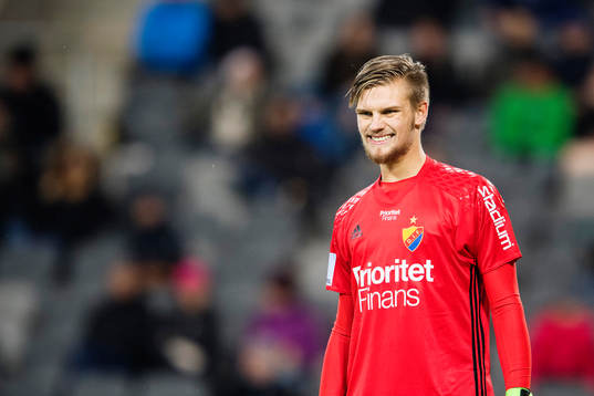 Djurgårdens målvakt Oscar Jonsson