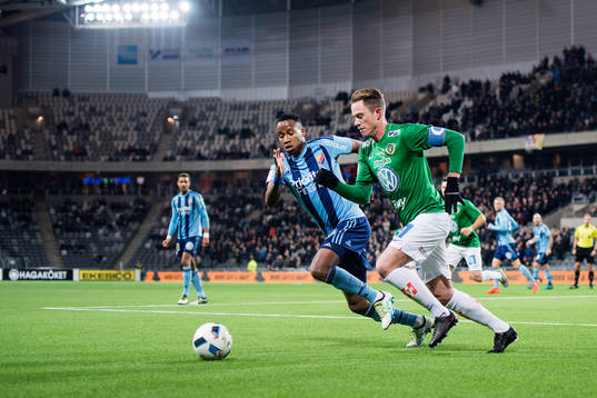 Djurgårdens Mihlali Mabhuti Mayambela och Jönköpings