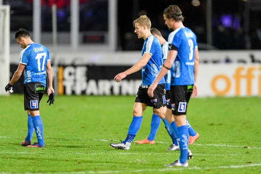 Halmstads spelare deppar