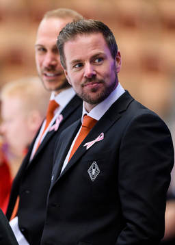 Karlskronas assisterande tränare Mikael Aaro på