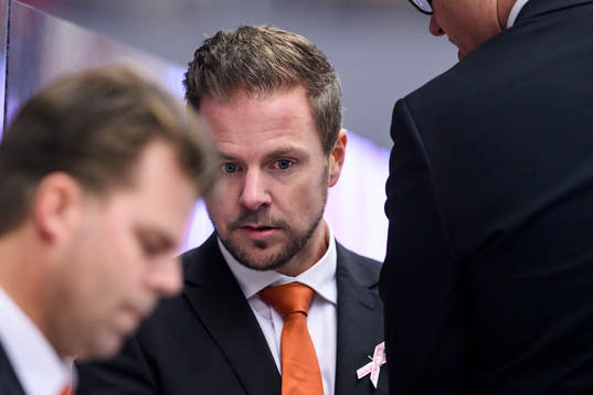 Karlskronas assisterande tränare Mikael Aaro