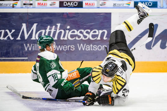 Färjestads Andreas Jämtin och Brynäs Pathrik Westerholm