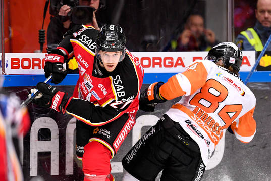 Luleås Brendan Mikkelson och Karlskronas Jimmy Andersson