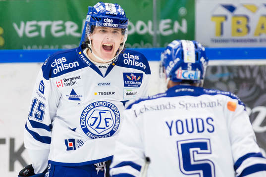 Leksands Johan Porsberger jublar