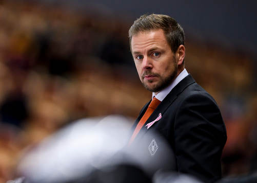 Karlskronas assisterande tränare Mikael Aaro