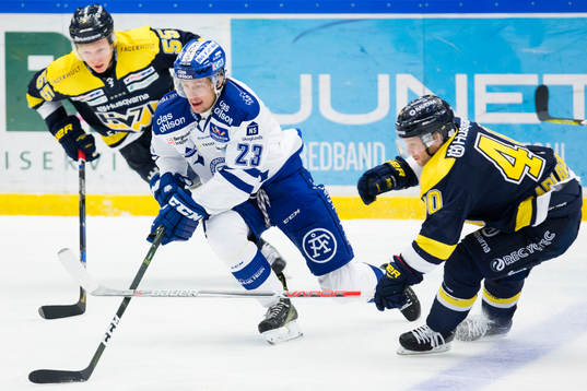 s Andreas Borgman och Pär Arlbrandt (h) mot Leksands