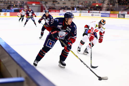 Linköpings Emil Sylvegård och Örebros Kalle Olsson