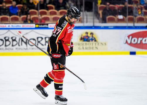 Luleås Isac Lundeström deppar
