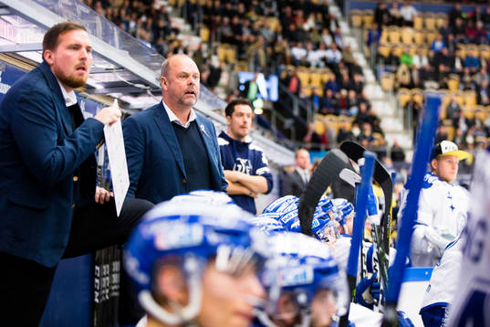 Leksands assisterande tränare Gereon Dahlgren och tränare