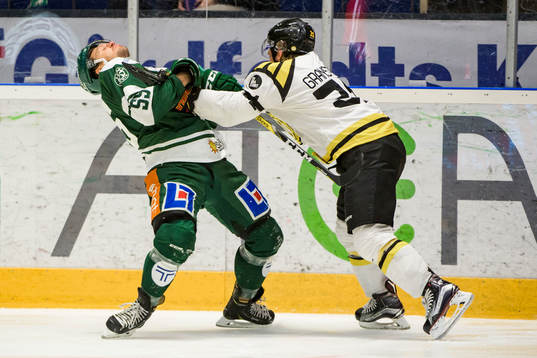Färjestads Ole-Kristian Tollefsen och Brynäs Jonathan