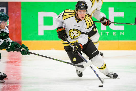Färjestads Marcus Nilsson och Brynäs Lucas Carlsson
