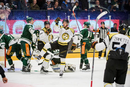 Brynäs Jesper Jensen jublar