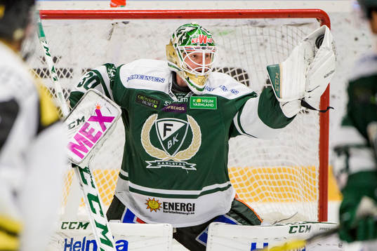 Färjestads målvakt Lars Haugen