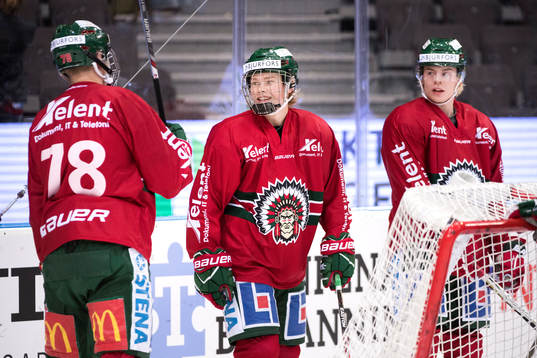 Frölundas Kristian Vesalainen, Filip Westerlund och Markus