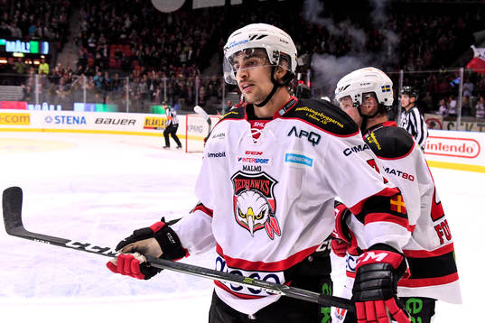 Malmö Redhawks Nils Andersson deppar