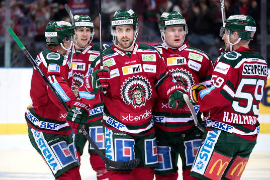 Frölundas Jonathan Sigalet jublar