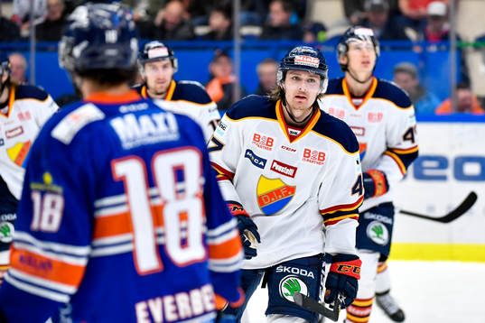 Djurgårdens Linus Johansson jublar