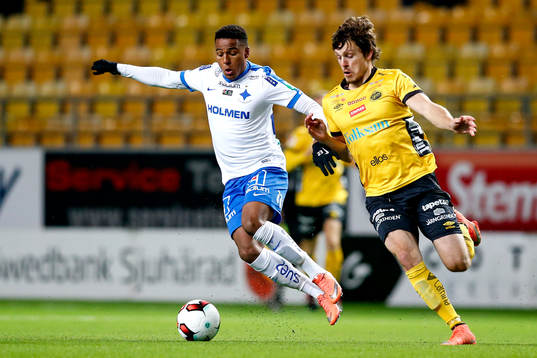Norrköpings Niclas Eliasson och Elfsborgs Jörgen Horn