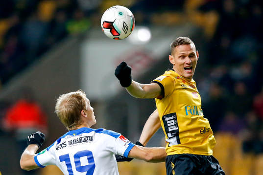 Norrköpings Sebastian Andersson och Elfsborgs Jon Jönsson
