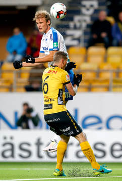 Norrköpings Sebastian Andersson och Elfsborgs Jon Jönsson