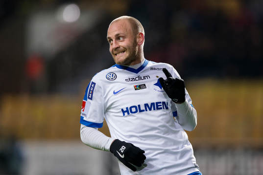 Norrköpings Daniel Sjölund deppar