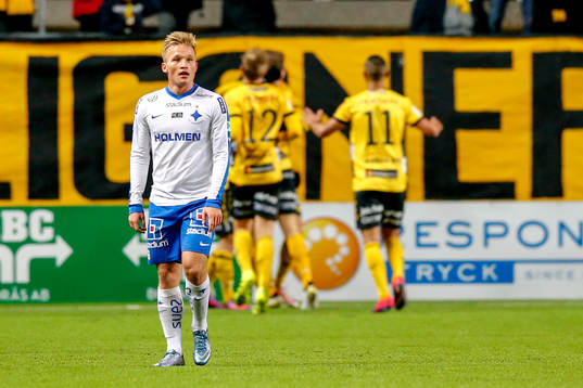 Norrköpings Nicklas Bärkroth deppar