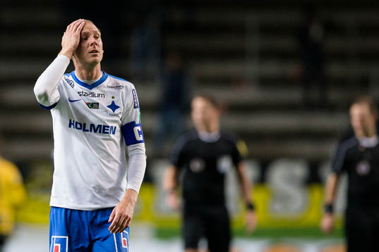 Norrköpings Andreas Johansson deppar