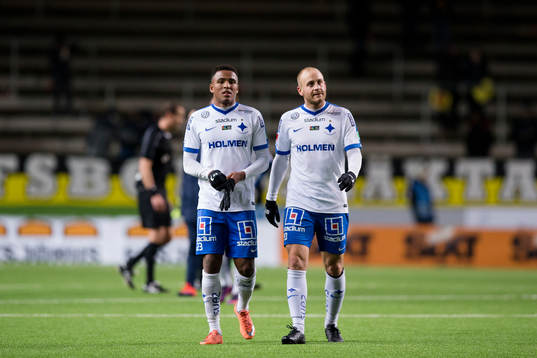 Norrköpings Niclas Eliasson och Daniel Sjölund  deppar