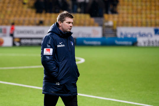 Norrköpings tränare Jens Gustafsson deppar