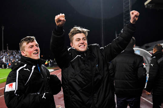 Malmö FFs Mattias Svanberg jublar