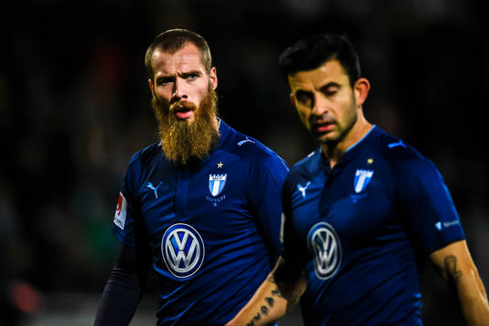 Malmö FFs Jo Inge Berget och Behrang Safari