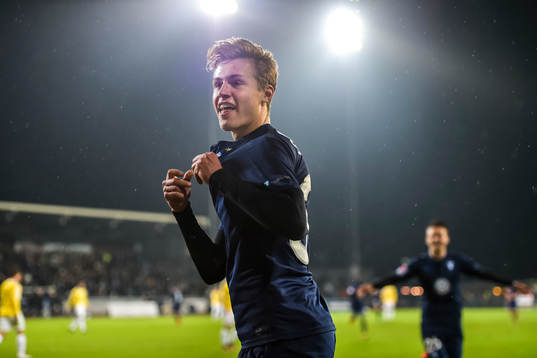Malmö FFs Mattias Svanberg jublar
