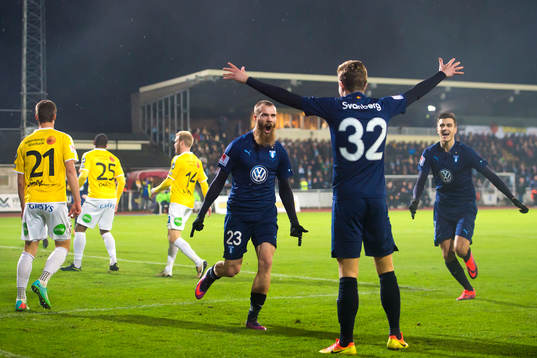 Malmö FFs Jo Inge Berget jublar