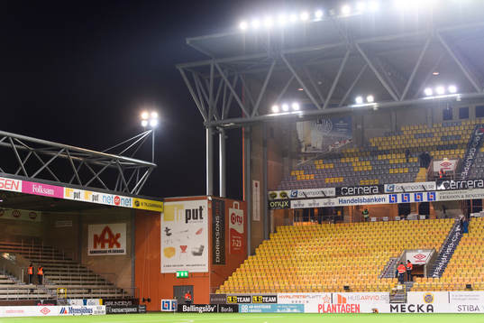 Borås arena innan fotbollsmatchen i Allsvenskan mellan