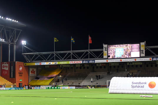 Borås arena innan fotbollsmatchen i Allsvenskan mellan
