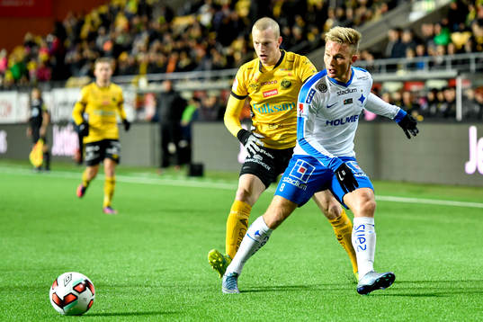 Norrköpings Nicklas Bärkroth och Elfsborgs Daniel