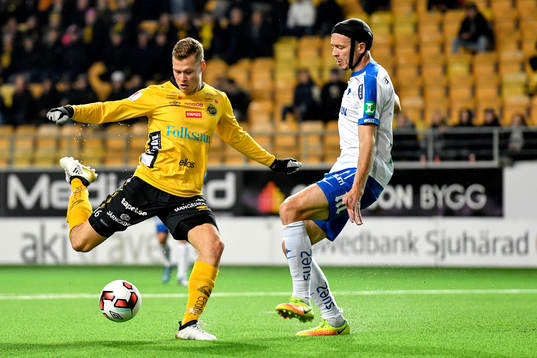 Elfsborgs Viktor Claesson och Norrköpings Jon Gudni