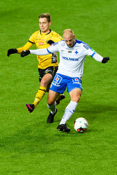 Norrköpings Daniel Sjölund och Elfsborgs Adam Lundqvist