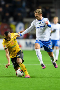 Elfsborgs Issam Jebali och Norrköpings Linus Wahlqvist